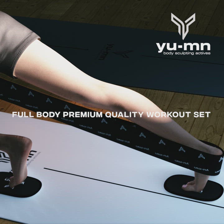 Yu-mn Premium Resistant Bands Set & FREE Core Sliders